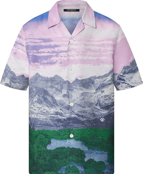 louis vuitton hawaiian silk shirt|Landscape Hawaiian Shirt .